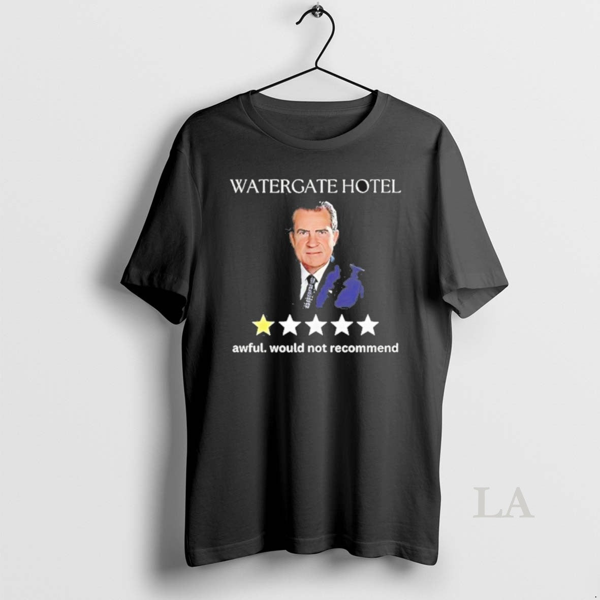 Original Watergate Richard Nixon One Star Review Hoodie Vintage Design
