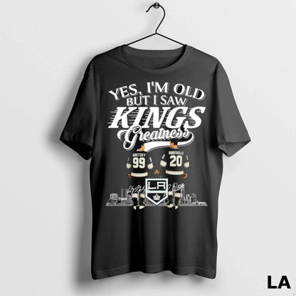 Original Wayne Gretzky And Luc Robitaille Yes Im Old But I Saw Los