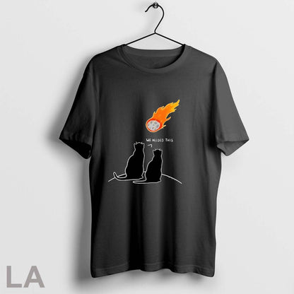 Original We Needed This Meteor Two Cats Apocalypse TShirt Stylish Look