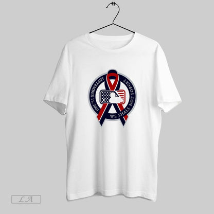 Original We Shall Not Forget Mlb September 11 2001 Logo Shirt Modern