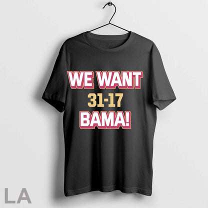 Original We Want Bama Score Florida State Hoodie Retro Look