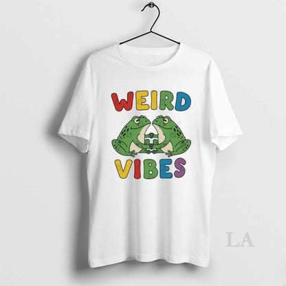 Original Weird Vibes Portland Frog Toad Tee Modern Fashion