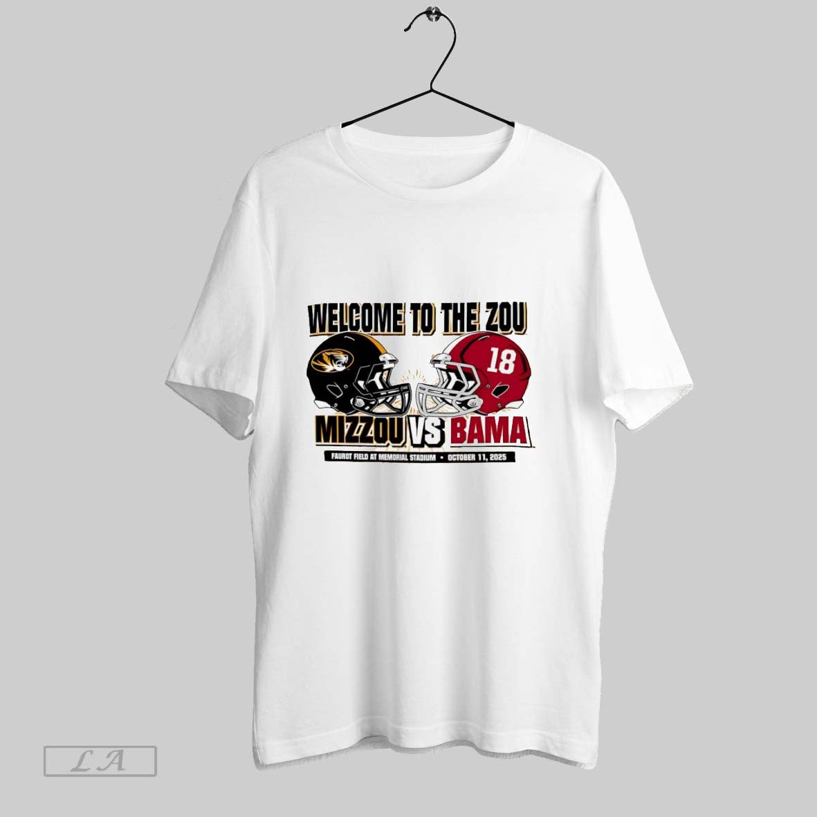 Original Welcome To Zou Missouri Tigers Vs Alabama Crimson Tide Head