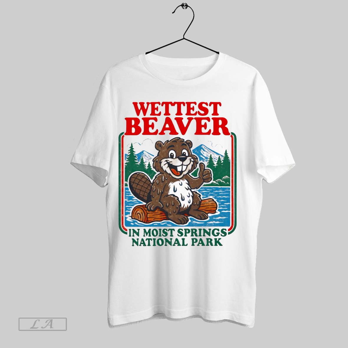 Original Wettest Beaver Moist Springs National Park TShirt Premium