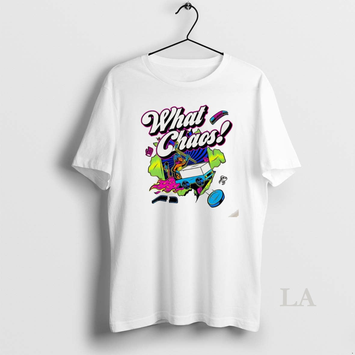 Original What Chaos Hockey Long Sleeve Vintage Style