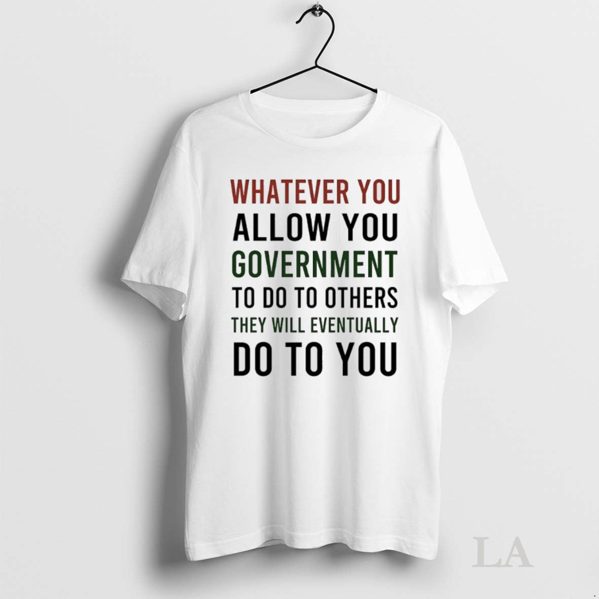 Original Whatever You Allow You Government To Do To Others They Will