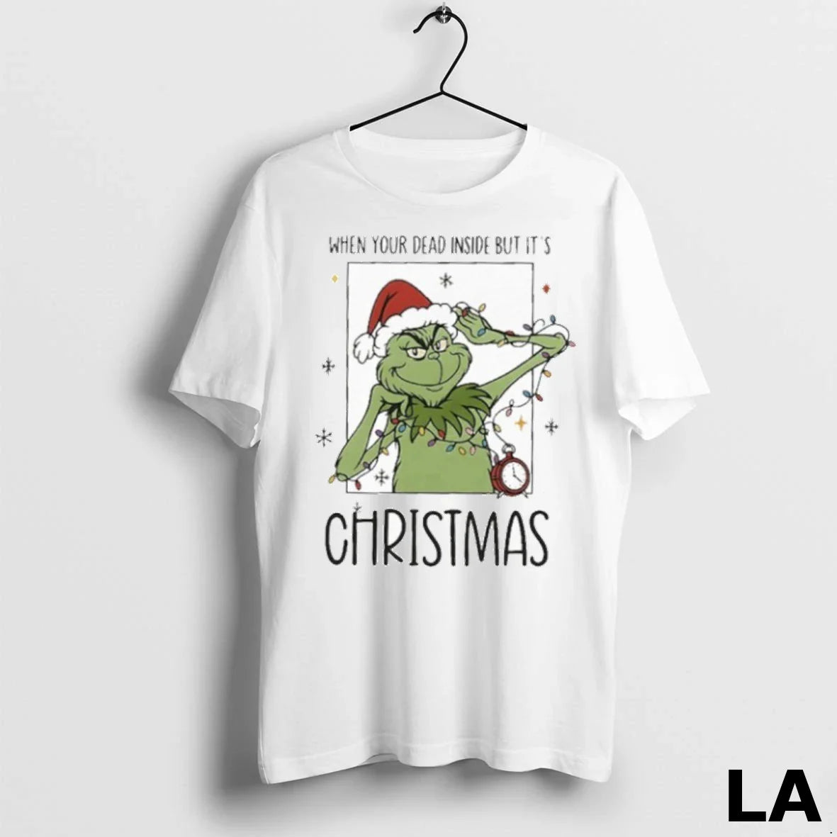 Original When Your Dead Inside But Its Grinch Tank Top Trendy Gift