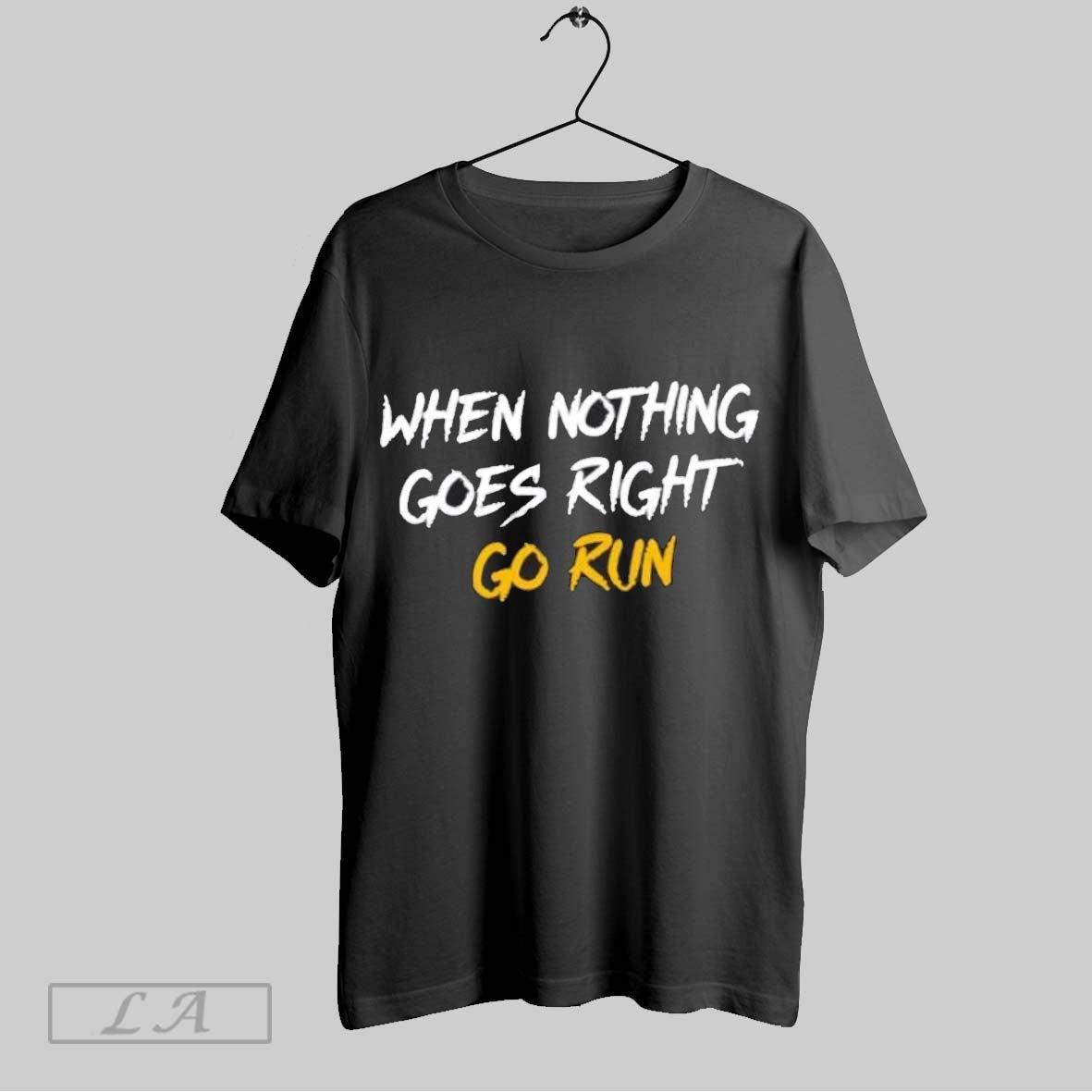Original When Nothing Goes Right Go Run Long Sleeve Elegant Art