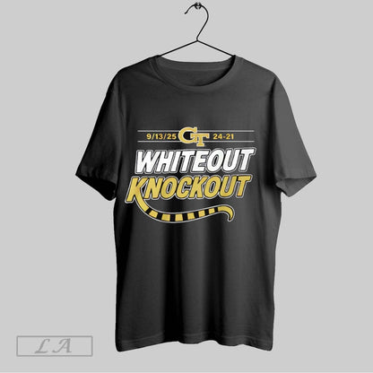Original Whiteout Knockout 24 21 Georgia Tech Yellow Jackets Football