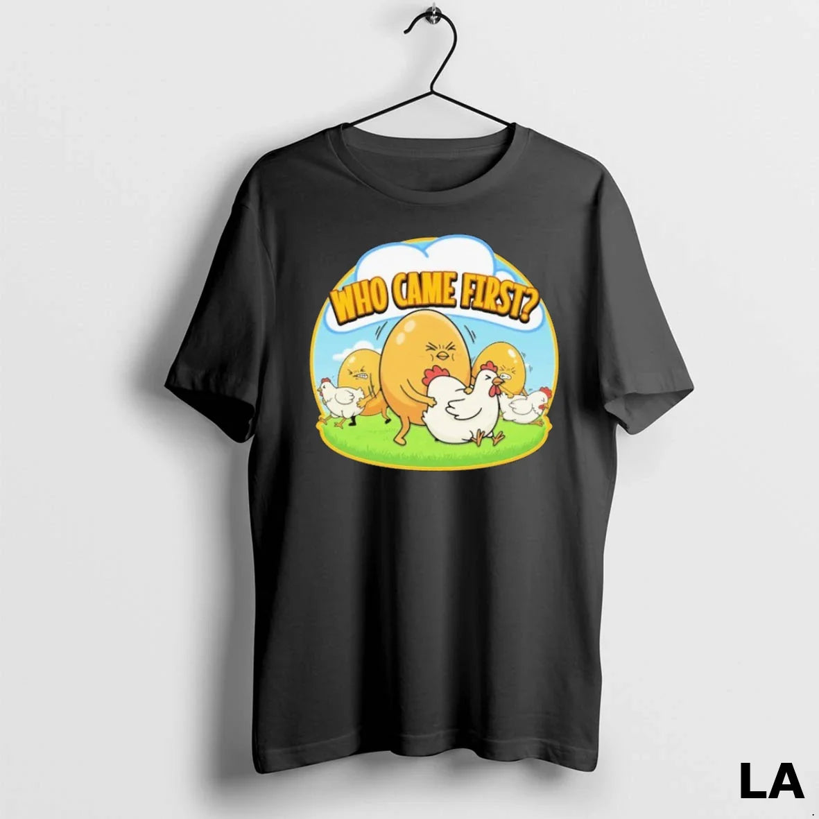 Original Who Came First Egg Chicken Shirt Premium Outfit
