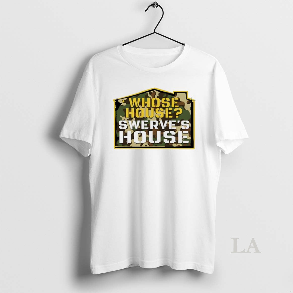 Original Whose House Swerves House Tee Designer Fashion