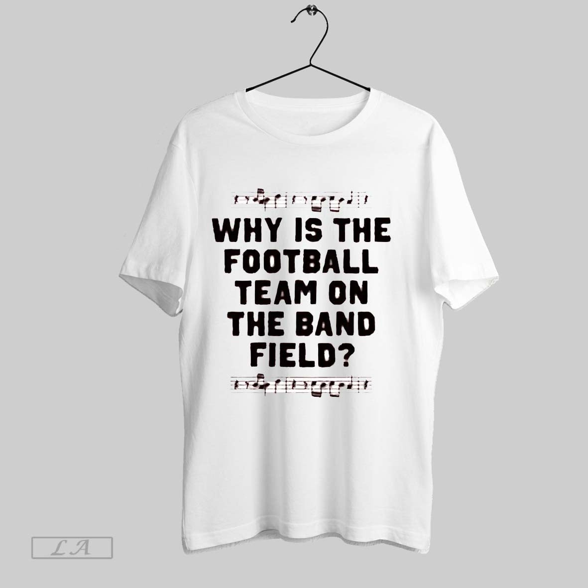 Original Why Is Football Team Band Field Tee Premium Apparel