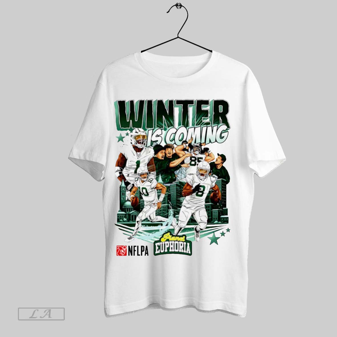 Original Winter Is Coming Green Bay Packers Football Comic TShirt