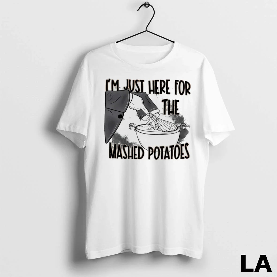 Original Witch Im Just Here Mashed Potatoes Shirt Authentic Gift