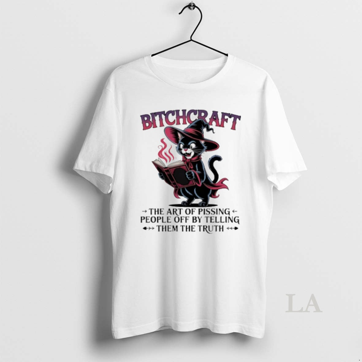 Original Witch Black Cat Bitchcraft Art Pissing People Off Telling