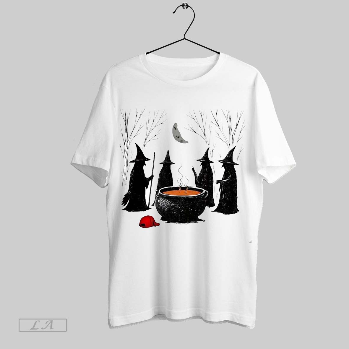 Original Witches Cauldron Boil Orange Trump Halloween Tee Classic