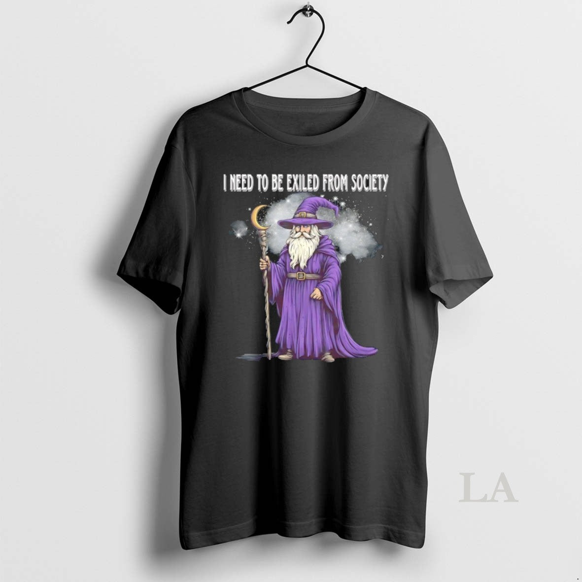 Original Wizard I Need To Be Exiled From Society Long Sleeve Elegant