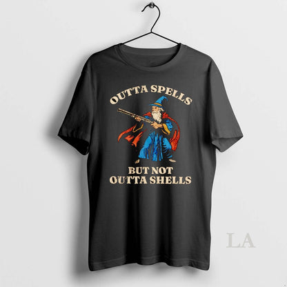 Original Wizard Outta Spell But Not Outta Shells TShirt Modern Merch