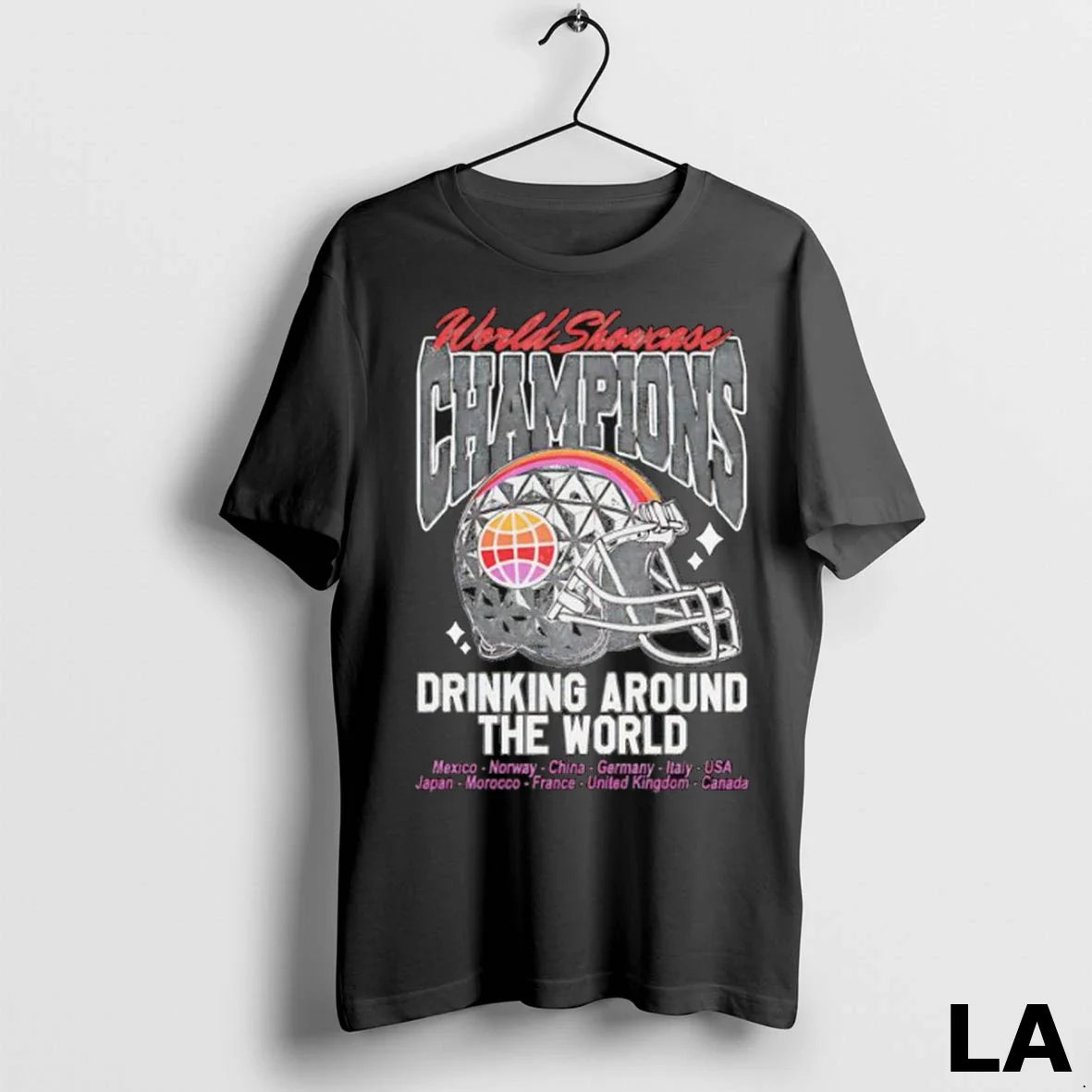 Original World Showcase Champions Drinking Around World Mvp Helmet