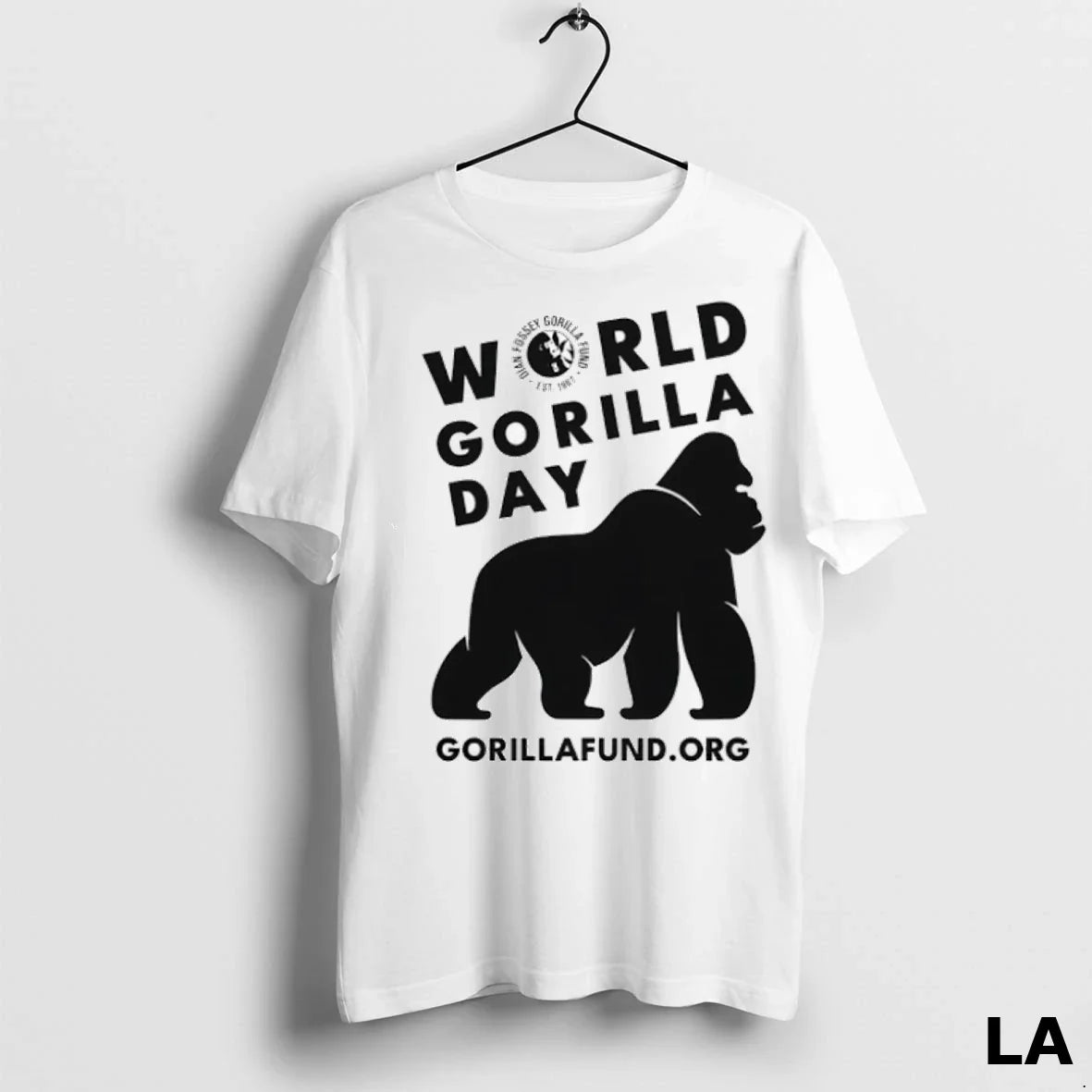 Original World Gorilla Day Est 1967 Hoodie Modern Collection