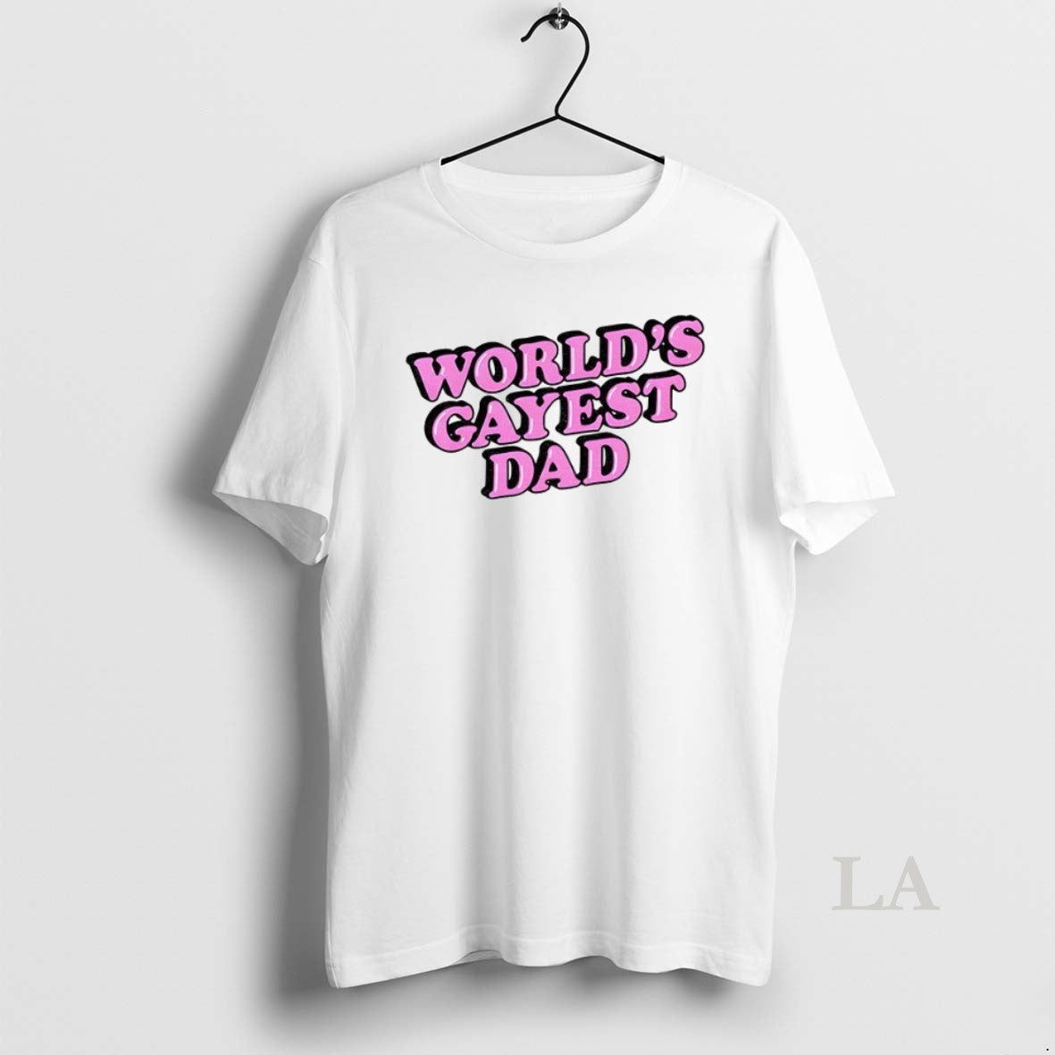 Original Worlds Gayest Dad Lgbt Tee Designer Look