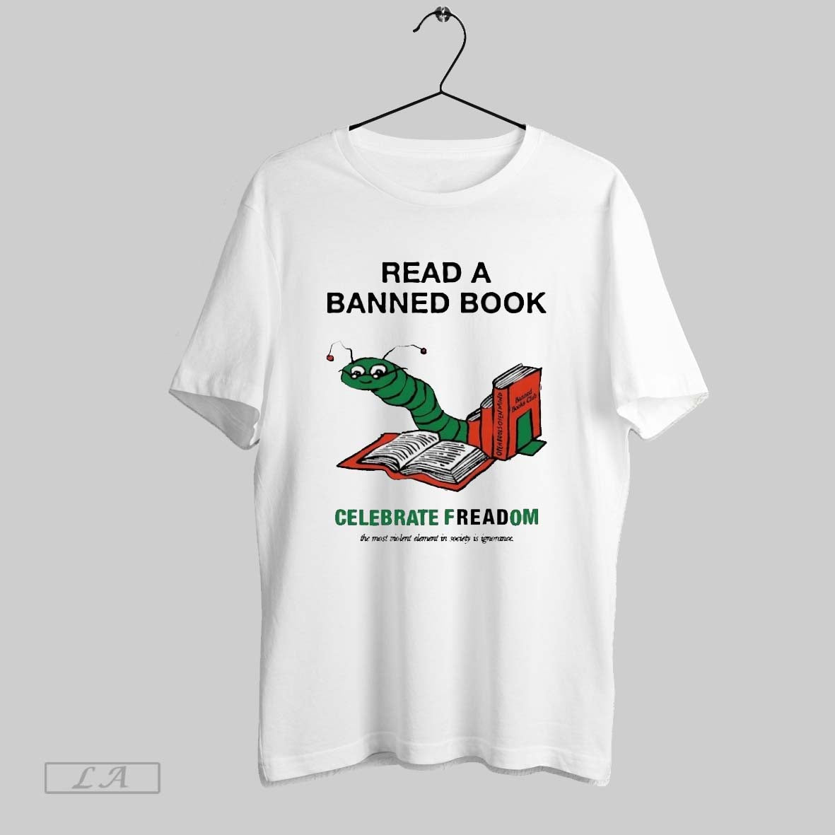 Original Worm Read Banned Books Celebrate Read Freadom Hoodie