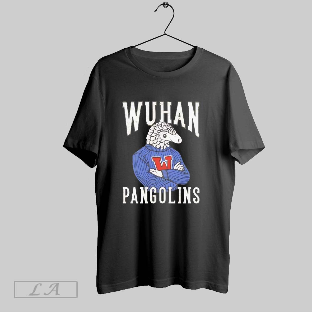 Original Wuhan Pangolins College Team TShirt Elegant Art