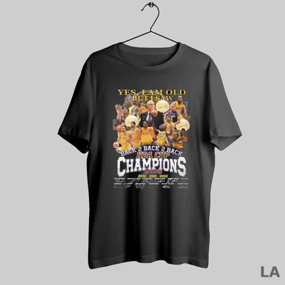 Original Yes I Am Old But I Saw Back 2 Back 2 Back Nba Cup Long