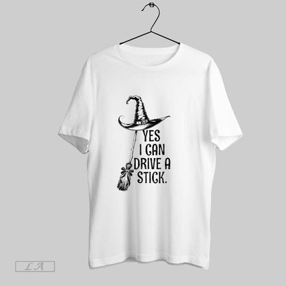 Original Yes I Can Drive Stick Halloween 2025 Sweatshirt Unique Merch