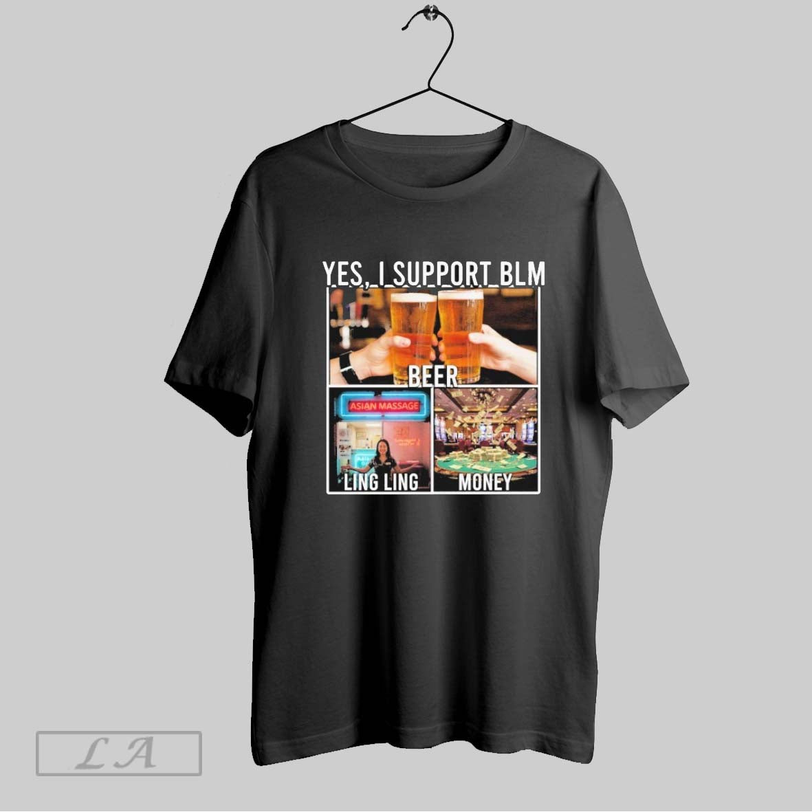 Original Yes I Support Blm Beer Ling Ling Money Shirt Modern Design
