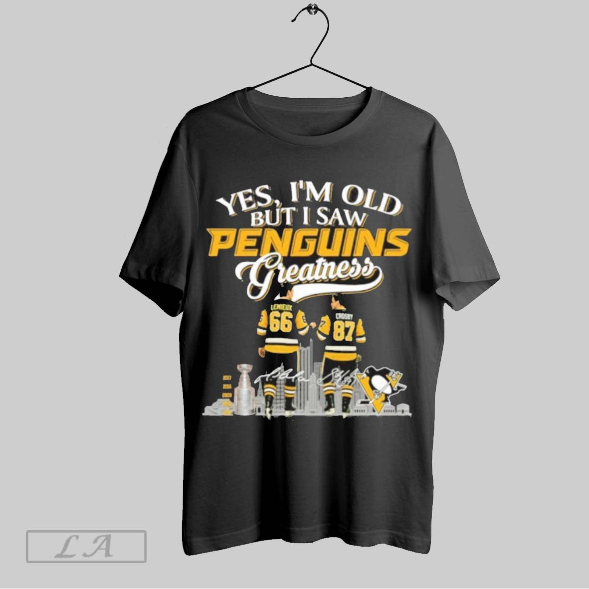 Original Yes Im Old But I Saw Pittsburgh Penguins Lemieux Sidney