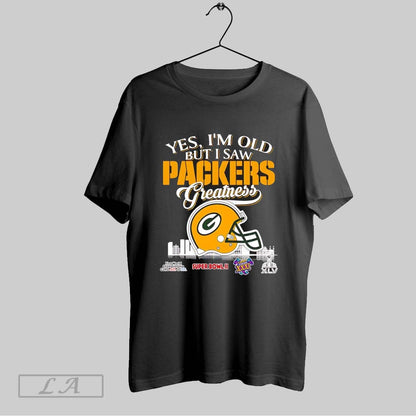 Original Yes Im Old But I Saw Green Bay Packers Helmet Shirt Stylish