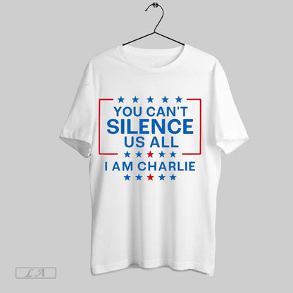 Original You Cant Silence Us All Charlie Kirk Usa Hoodie Unique Style