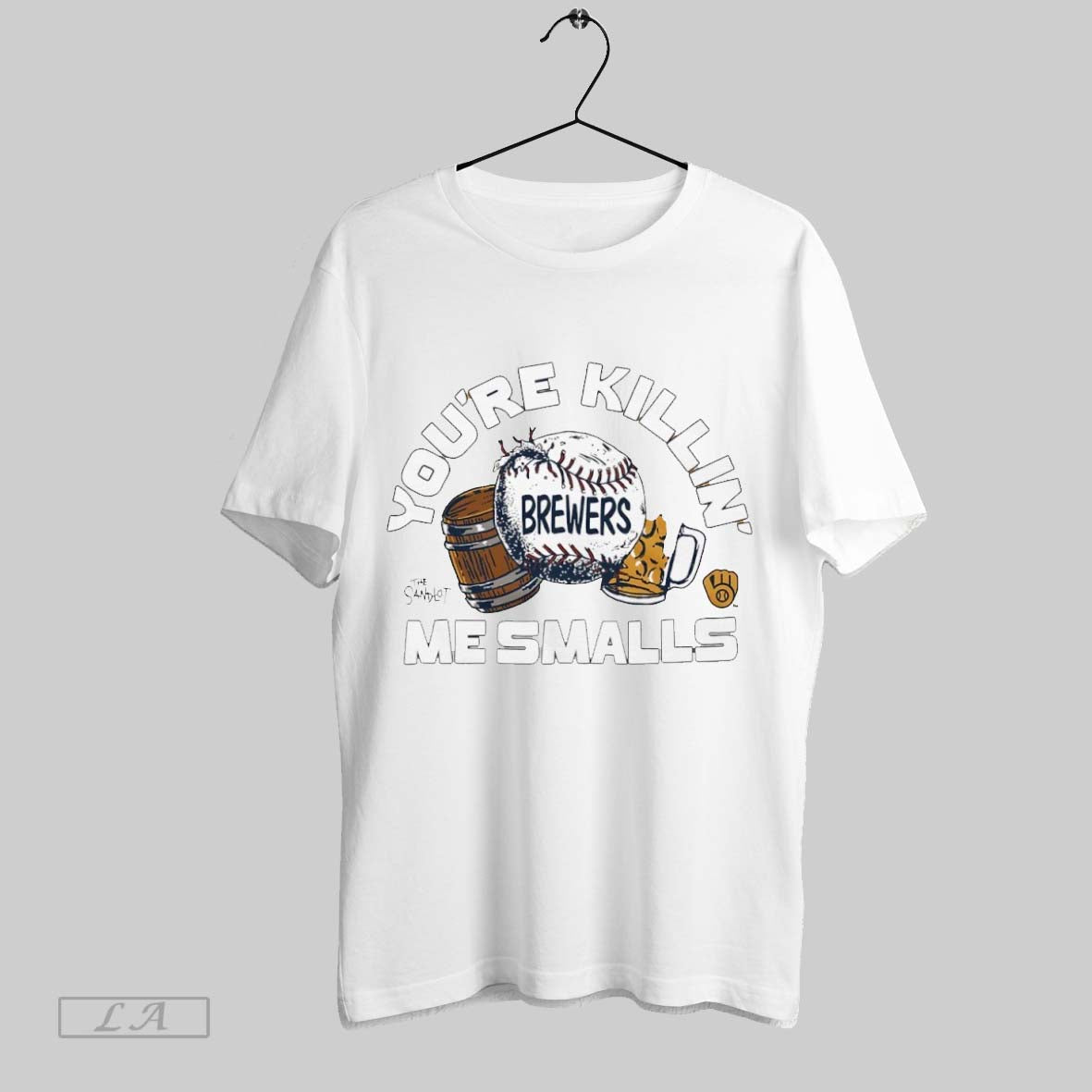 Original Youre Killin Me Smalls Milwaukee Brewers X Sandlot TShirt
