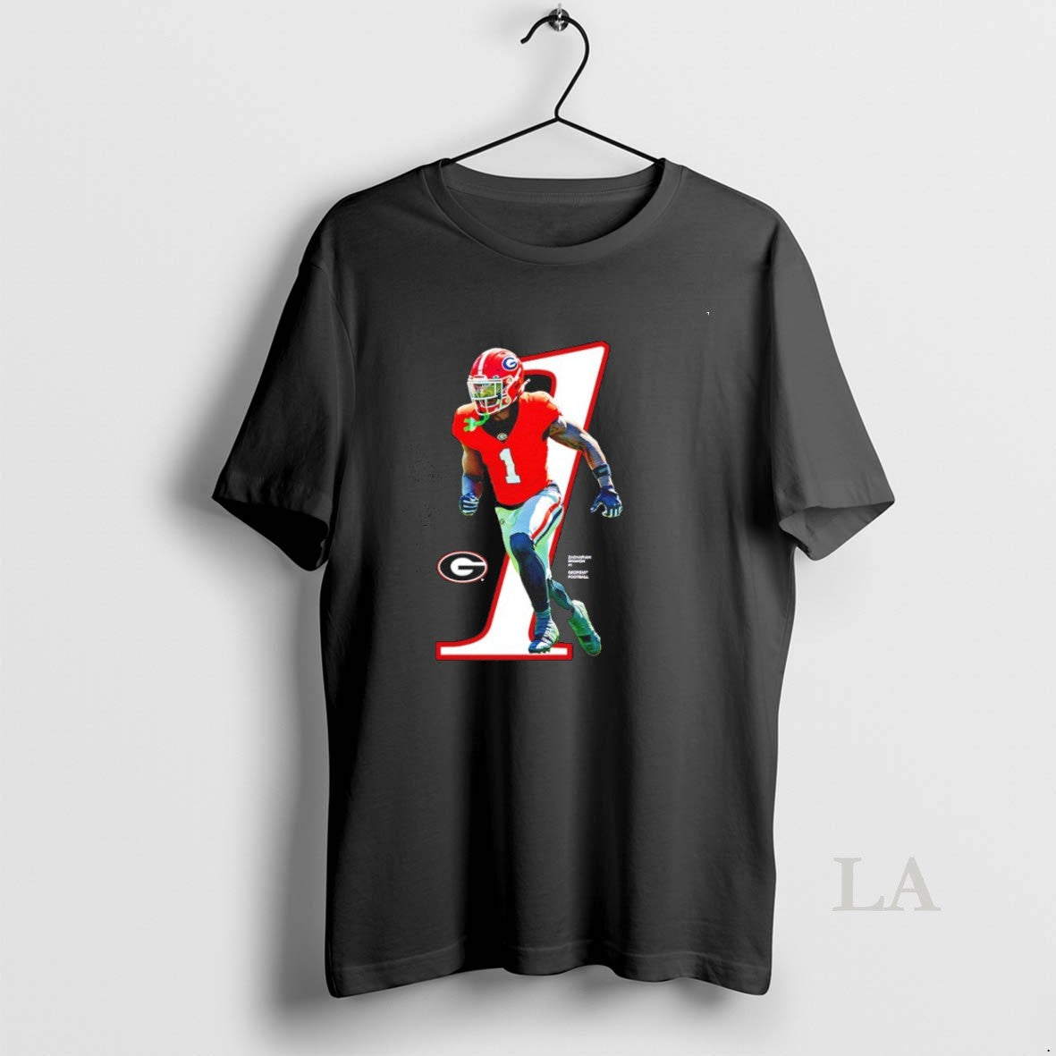 Original Zachariah Branch 1 Georgia Bulldogs Ncaa Player Shirt