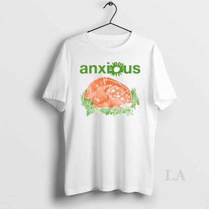Original Anxious Doe TShirt Trendy Design