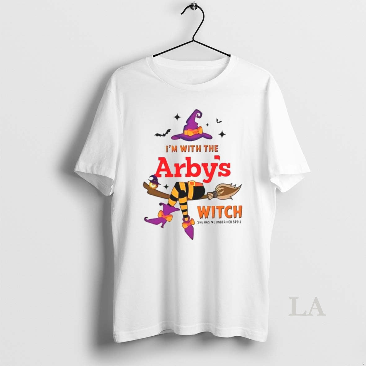 Original Arbys Im Witch She Has Me Under Her Spell Halloween Shirt
