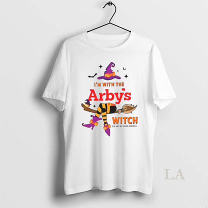 Original Arbys Im Witch She Has Me Under Her Spell Halloween Shirt