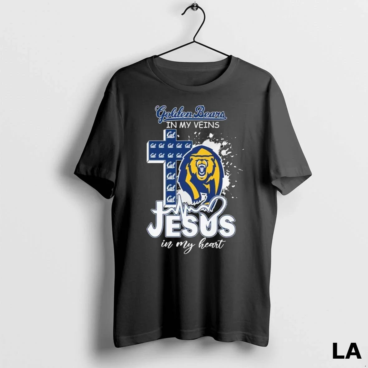 Original California Golden Bears My Veins Jesus My Heart Tank Top