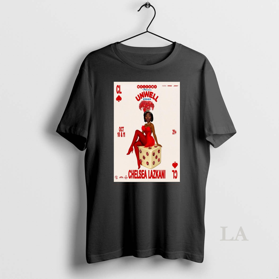 Original Chelsea Lazkani Welcome To Fabulous Vegas TShirt Authentic