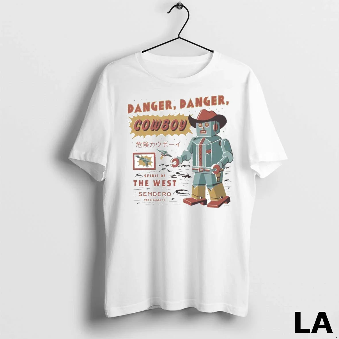 Original Danger Cowboy Sprit West Sendero TShirt Unique Collection