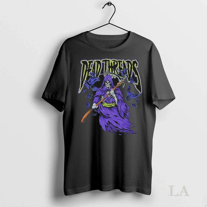 Original Dead Threads Reaper Halloween Tee Retro Fashion