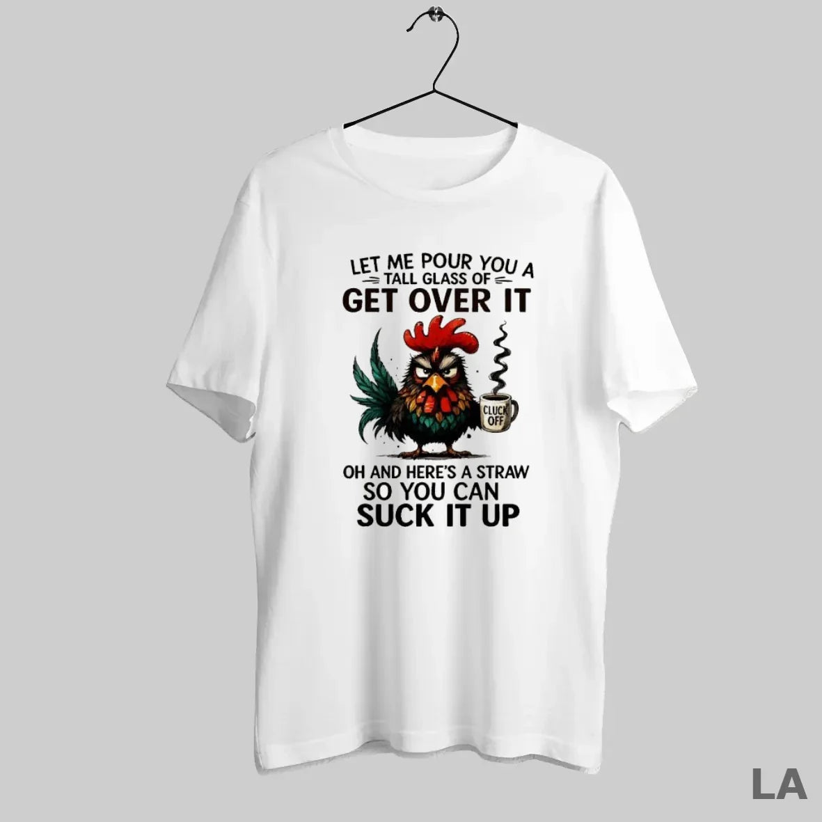 Original Fcyrowa4 Grumpy Rooster Cup Cluck Off Let Me Pour You Tall