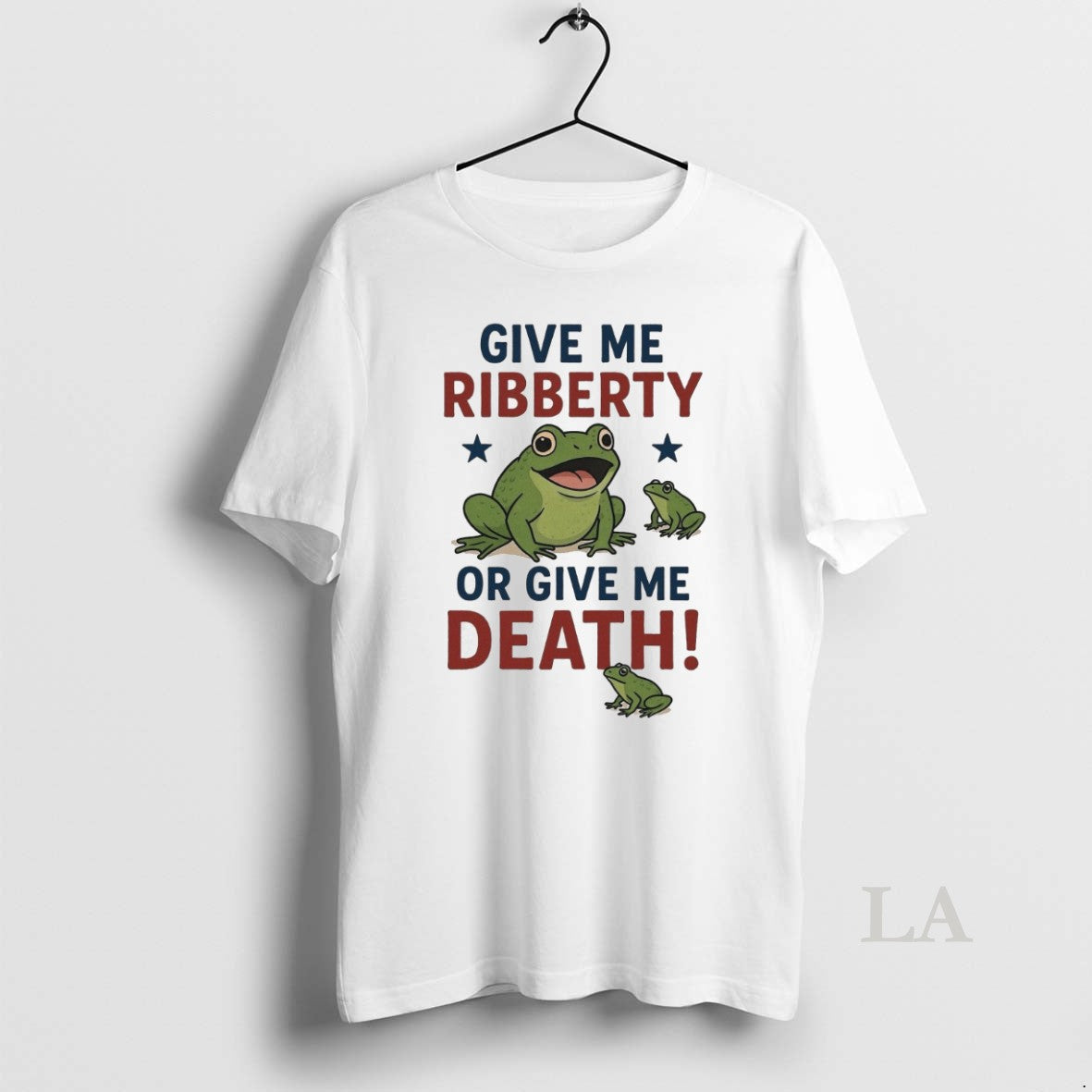 Original Give Me Ribberty Or Give Me Death Portland Frog Protester