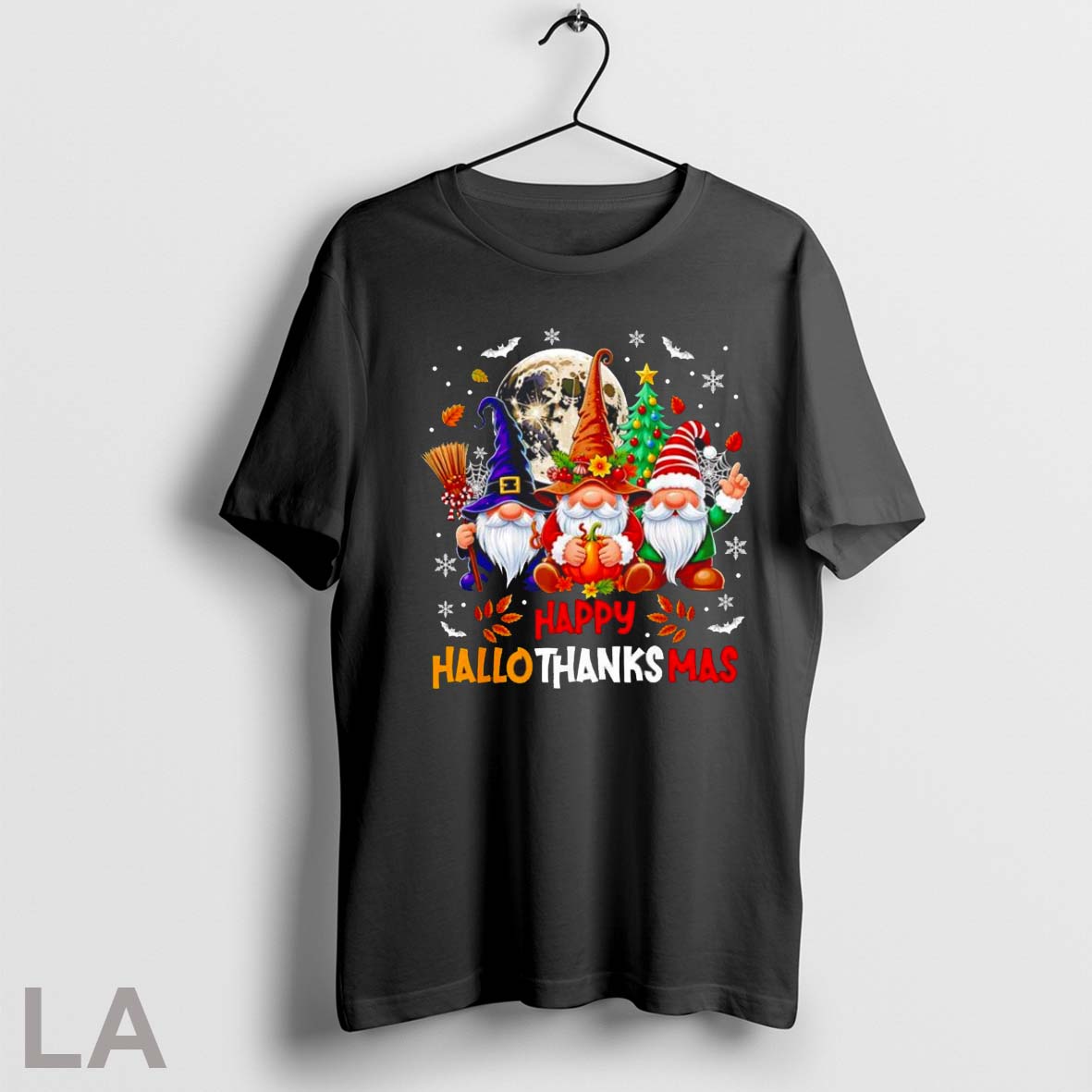 Original Gnomes Happy Hallothanksmas Hoodie Modern Look