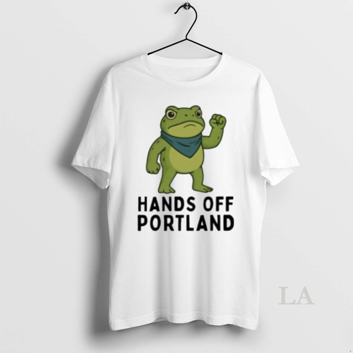 Original Hands Off Portland Frog Long Sleeve Modern Fashion