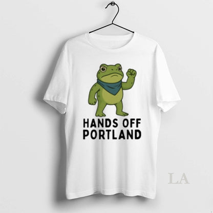 Original Hands Off Portland Frog Long Sleeve Modern Fashion