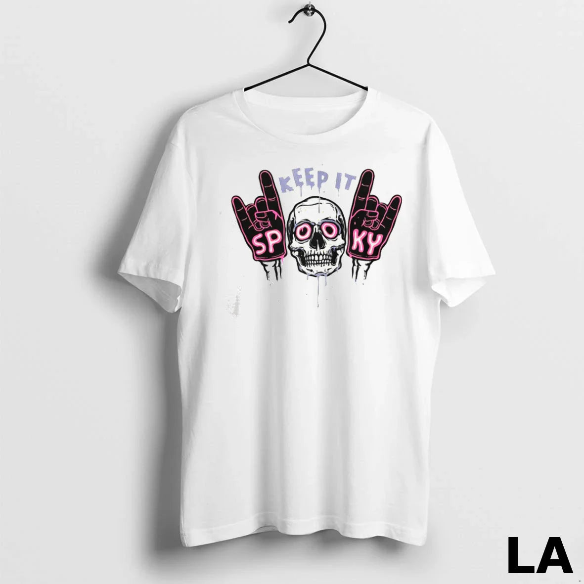 Original Keep It Spooky Skull Long Sleeve Retro Gift