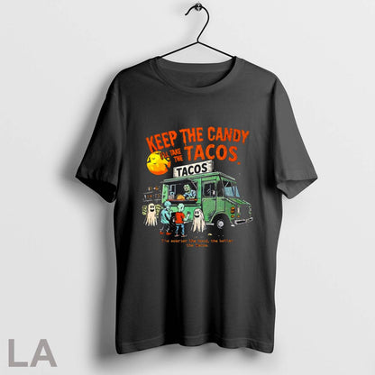 Original Keep Candy Ill Take Tacos Halloween Shirt Exclusive