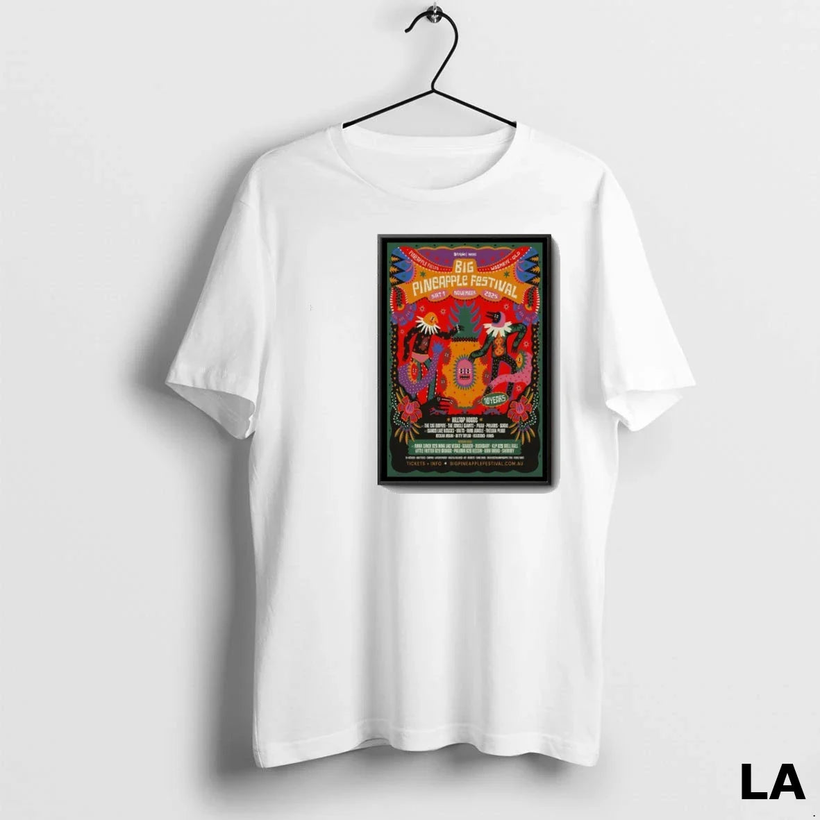 Original Loh7B14X Big Pineapple Festival Nov 1 2025 Woombye Qld Tee
